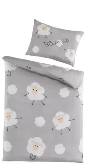 soma Babybettwäsche Bettwäsche 100 cm x 135 cm Träum Süß, 2 teilig, baby bettwäsche babybettwäsche 100x135