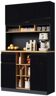 REDOM Hochschrank Küchenschrank,Buffet,Sideboard (Moderner Küchenschrank, verstellbaren Regalen, Schubladen, offener Stauraum und Kippschutz) Schubladen,offener Stauraum