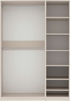 Marmex Möbel Mehrzweckschrank TRES N Garderobenschrank offener Kleiderschrank 101/150x206x51 (2-St) Stauraum, Eckkleiderschrank, Ankleidezimmer, Kleiderstangen