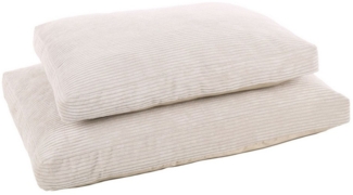 Flamingo Tierkissen Hundekissen Velluto rechteckig beige