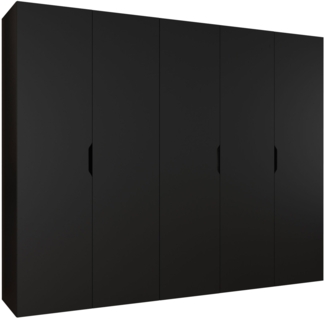 Kleiderschrank Midere 250 (Farbe: Schwarz)