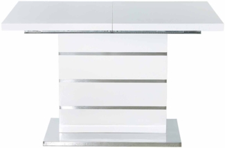 Ausziehtisch Amadeus / Antonia 2 , Weiß , 120 x 76 x 80 cm