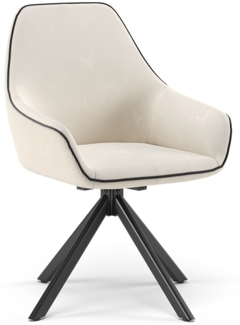 Loungesessel Eleganza Beige 60 x 89 cm Vicco