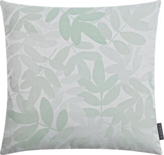 Magma Heimtex Kissenbezüge Larissa Blättermotiv farbenfroh Jacquard Kissenhülle