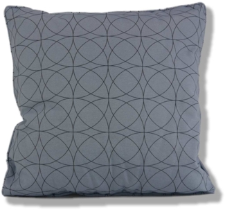 Madison Zierkissen Outdoor Blau mit Kreisen 45x45 Circle Blue Garten Möbel