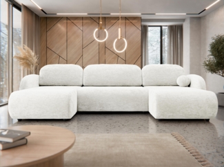 Wohnlandschaft Drinoz U (Farbe: Sereno 681)