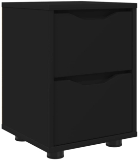 vidaXL Nachttisch Schwarz 30,5 x 30 x 43 cm Holzwerkstoff 888799