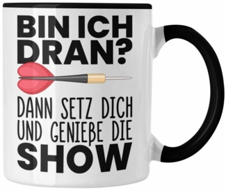 Trendation Tasse Trendation - Dart Geschenk Tasse Kaffeetasse Dartspieler Geschenkidee