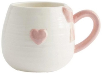 Next Becher Becher mit Herzmotiv und Schleife, Steingut