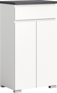 INOSIGN Schuhschrank Skoskap, Tiefe 40 cm, 2 Türen, 1 Schubkasten, 4 Fächer, 3 Einlegeböden Platz für ca. 12 Schuhpaare, Kommode, Schuhkommode, Schuhregal