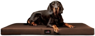 ALICE EASY CLEAN Orthopädische Hundematratze Kunstleder - 01 Braun, 80x60cm