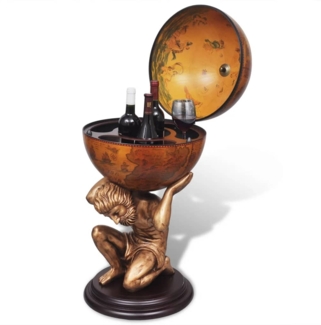 vidaXL Globus-Bar Atlas 42×42×85 cm 241958