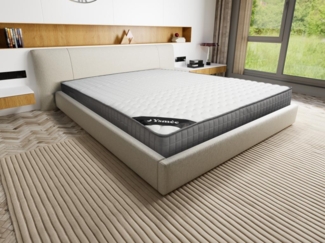 Vente-unique - Schaumstoffmatratze - 180 x 200 cm - 11-Zonen-Memory-Schaum-Auflage - Stärke 22 cm - DANEVO von YSMÉE