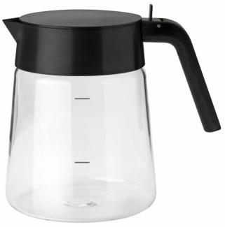 Stelton Glaskanne Nohr, Kaffeekanne, Borosilikatglas, Black Metallic, 1. 2 L, 611