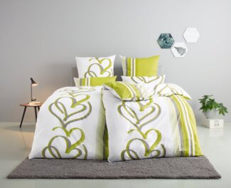 my home Bettwäsche Area in Gr. 135x200 oder 155x220 cm, Linon, 2 teilig, Bettwäsche in verschiedenen Qualitäten