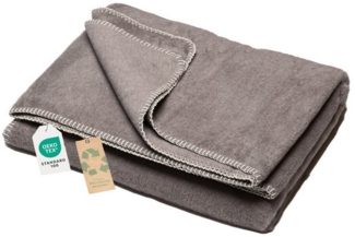 Fussenegger nachhaltige Wohndecke Prato schlamm Schlafdecke 150x200