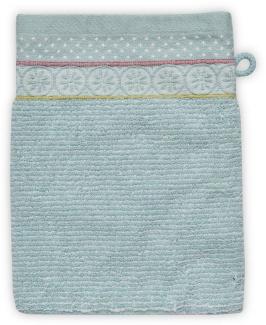 PiP Studio Waschlappen Soft Zellige_Blue_UV_UV_16x22 3 Waschlappen 16 x 22 cm, Baumwolle (1-St), Wachlappen Waschhandschuh