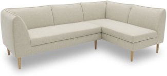 Gartenlounge Ecklounge Braelyn 241x82x159 mit Outdoorbezug in sand