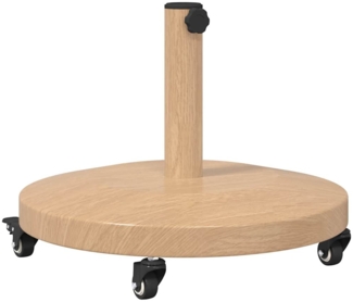 vidaXL Sonnenschirmständer Helles Holz 48 x 48 x 32 cm 42010014
