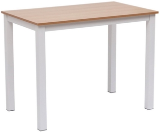 HappyHome Computertisch Arbeitstisch BürotischComputertisch Esstisch Tisch Bürotisch Holz weiß