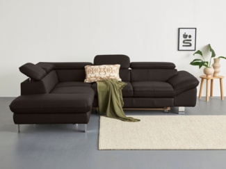 COTTA Ecksofa Driver L-Form, mit Kopfteilverstellung, wahlweise mit Bettfunktion & Bettkasten