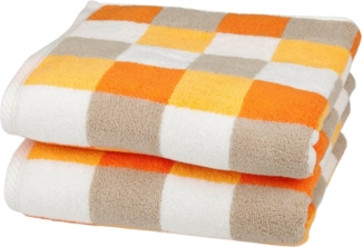 ROSS Handtücher Würfelfond, Frottier (Set, 2-St), 100% Baumwolle