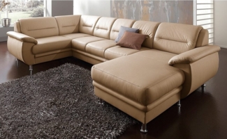 sit&more Wohnlandschaft Mailand U-Form, wahlweise mit Bettfunktion, frei im Raum stellbar
