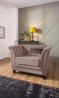 Home affaire Chesterfield-Sessel Dover Sessel, passend zur "Dover"-Serie mit Knopfheftung und losem Sitzkissen