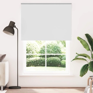 vidaXL Verdunkelungsrollo Weiß 155x230cm Stoffbreite 151,6cm Polyester 4011997