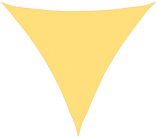 vidaXL Sonnensegel HDPE Dreieckig 5x5x5 m Beige 42286