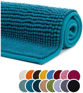 liebling Badematte Badteppich, Fußbodenheizung geeignet, in 3 Größen, Polyester, rechteckig, Antirutsch-Beschichtung, starke Saugfähigkeit, Öko-Tex zertifiziert