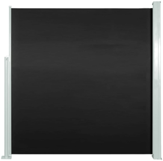 vidaXL Ausziehbare Seitenmarkise 140x300 cm Schwarz 45353