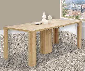 Esstisch Küchentisch Tisch Alteiche 200-290x89cm Esszimmertisch Modern