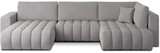 Eltap Bonito Ecksofa (Nube 3) Seite links, Grau, 175 x 92 x 350 cm