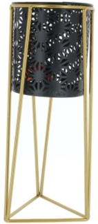 Blumentopf mit Ständer - ca. 14 x 14 x 35 cm