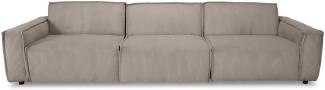 Sofa SANSIBAR 3 Sitzer KARLSHAM BHT 314x76x101 cm taupe Couch Einzelsofa Zweier Dreier Sitzer