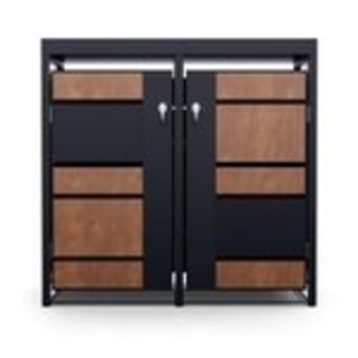 blumfeldt Mülleimer BinSafe, Mülltonnenbox Fach Treteimer Trash Bin Garbage Müll