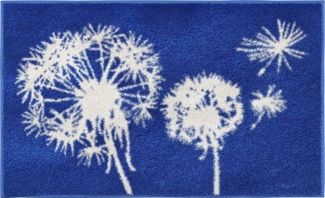 Grund Badematte Pusteblume, Badvorleger, Badezimmer Teppich, sehr weich, Höhe 20 mm, rutschhemmend beschichtet, fußbodenheizungsgeeignet, schnell trocknend, Polyacryl, rechteckig, weiche Haptik, auch als 2-teiliges Set erhältlich, Made in Europe