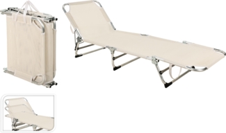 Gartenliege MATS (LBH 190x56x27 cm)