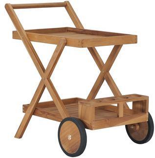 vidaXL Teewagen Massivholz Teak 49425