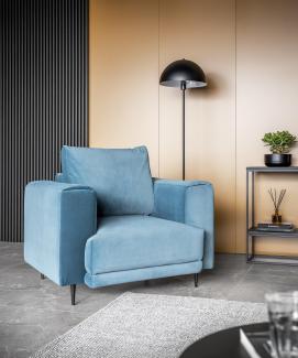 Wohnideebilder Dalia Blau Sessel & Stühle AR-DAL-100VE