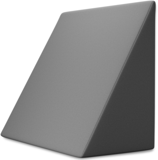 Bett und Sofa Keilkissen, Grau