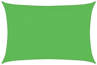 vidaXL Sonnensegel 160 g/m² Hellgrün 3,5x5 m HDPE 311297