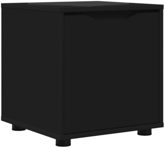 vidaXL Badezimmerschrank Schwarz 40,5 x 40 x 44 cm Holzwerkstoff 888948