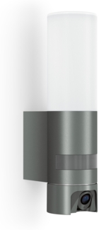 Steinel 'L 620 Cam SC' LED-Kameraleuchte mit Bewegungsmelder und Gegensprechanlage, per App steuerbar, 14,1 W, 3000 K, Aluminium / Glas anthrazit, 30,5 x 13,1 x 7,8 cm