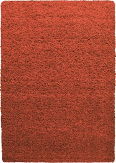 Hochflor Teppich Lux Läufer - 80x150 cm - Terrakotta