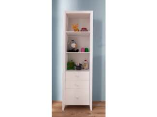 Standregal "Rosa" Kiefer Weiß gewachst