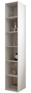 ABIKS MÖBEL Bücherregal Inova 1 Bibliothek Regal Säule, Aufbewahrungsmöbel