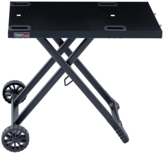 Royal Gourmet Sideboard Klappbar Grillwagen für Gasgrill, Tragbarer Gril, mit 2-Brenner Tragbarer Gasgrill, schwarz
