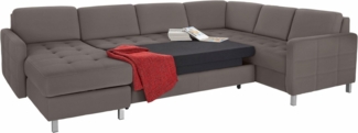 sit&more Wohnlandschaft Pablo U-Form, wahlweise mit Bettfunktion und Bettkasten